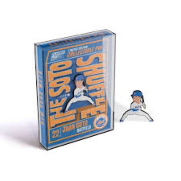 NEW YORK METS JUAN SOTO COLLECTIBLE PLAYERS PINS SGA 4/5/25 - Picture 2 of 2